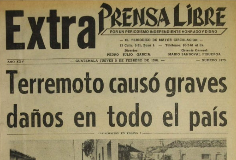 Prensa Libre - Terremoto
